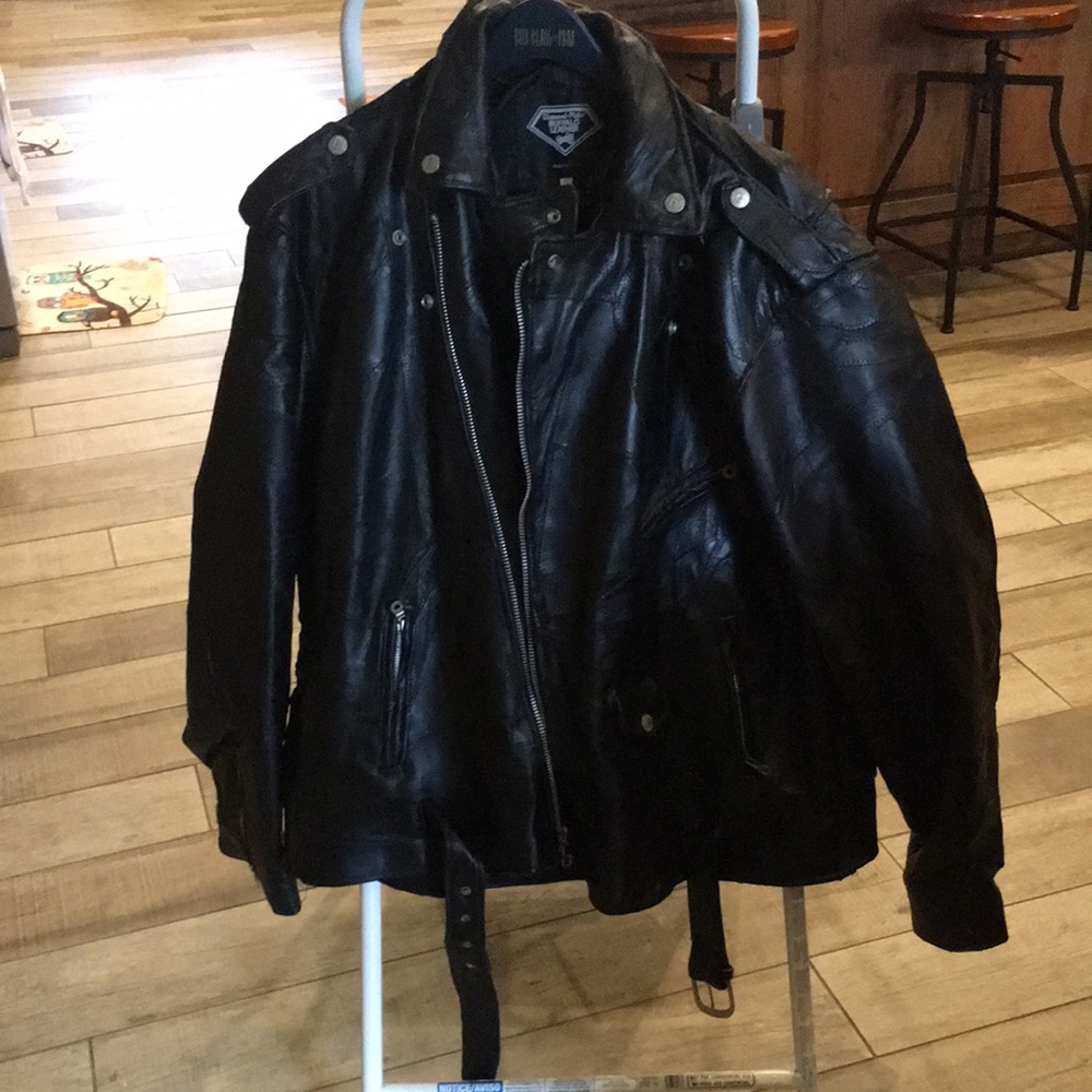 Heavy Duty, Patchwork Leather Jacket - image 2